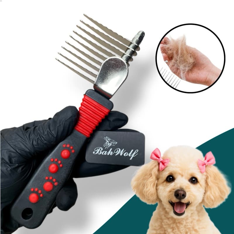 Escova Desembolador De Pelos Bahwolf Pet Cachorros e Gatos