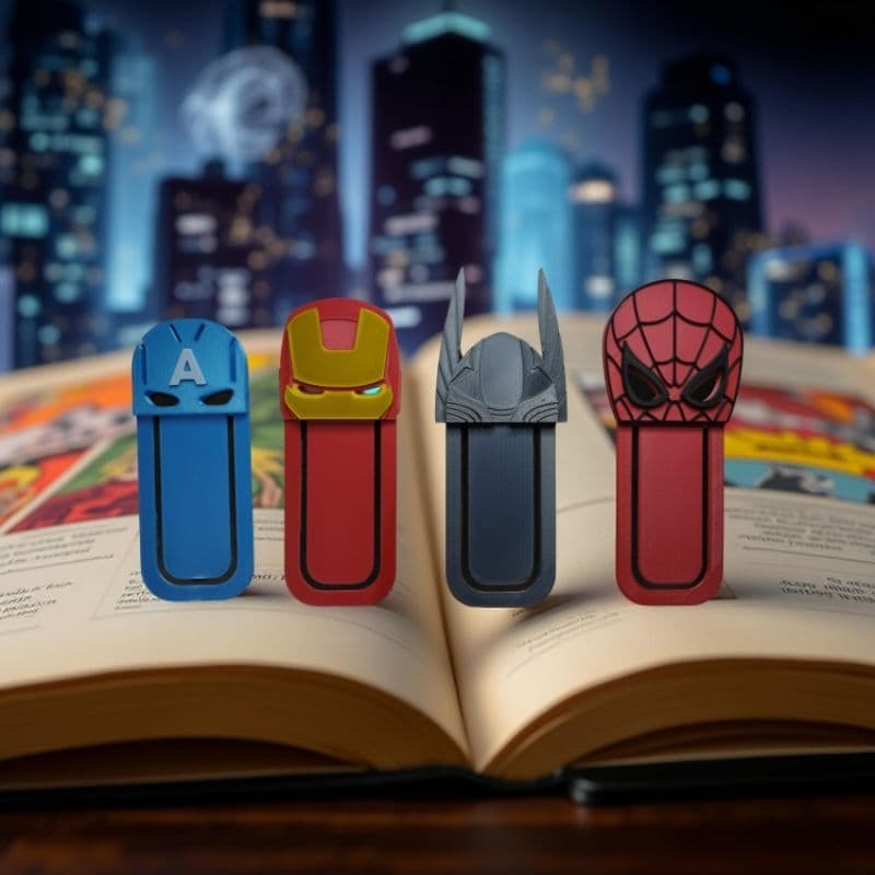 Coleção - Marca Páginas - Heróis - Marvel