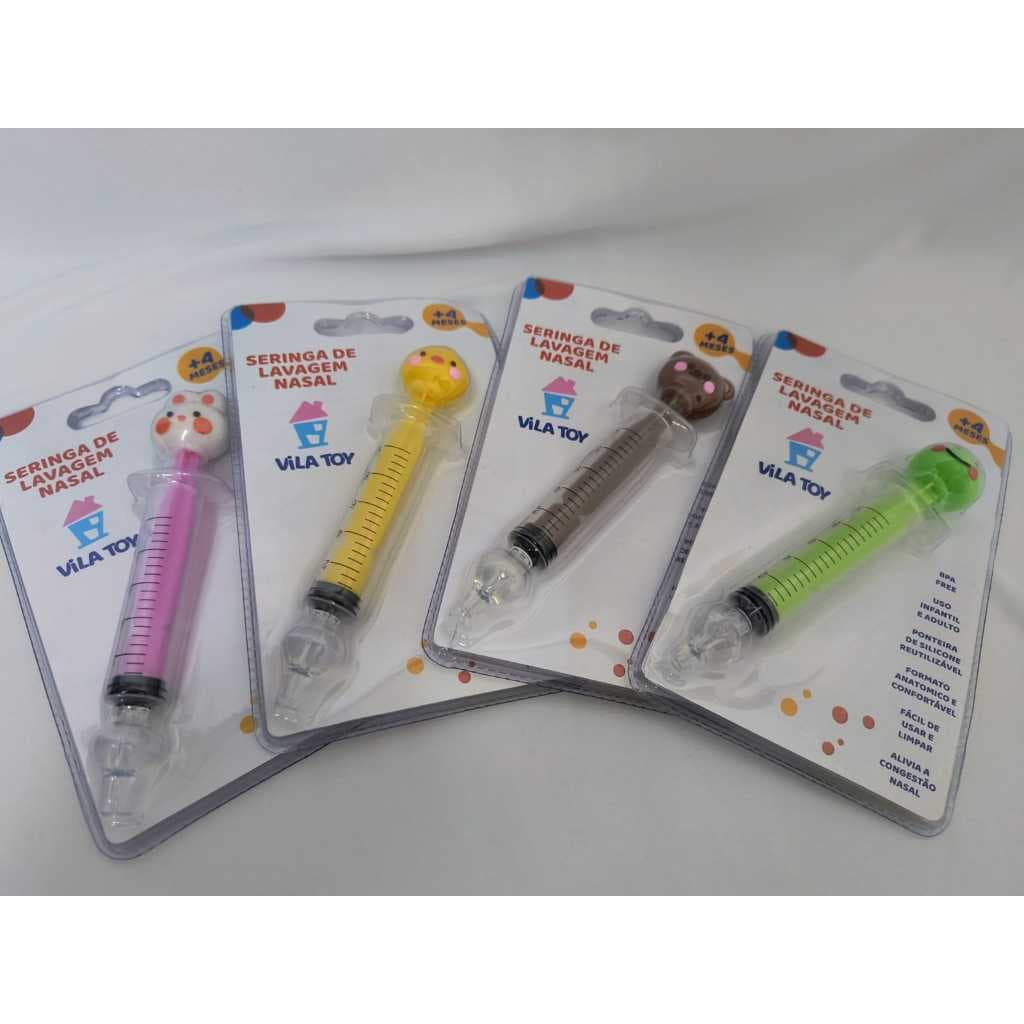 SERINGA LAVAGEM NASAL VILLA TOY BICHOS