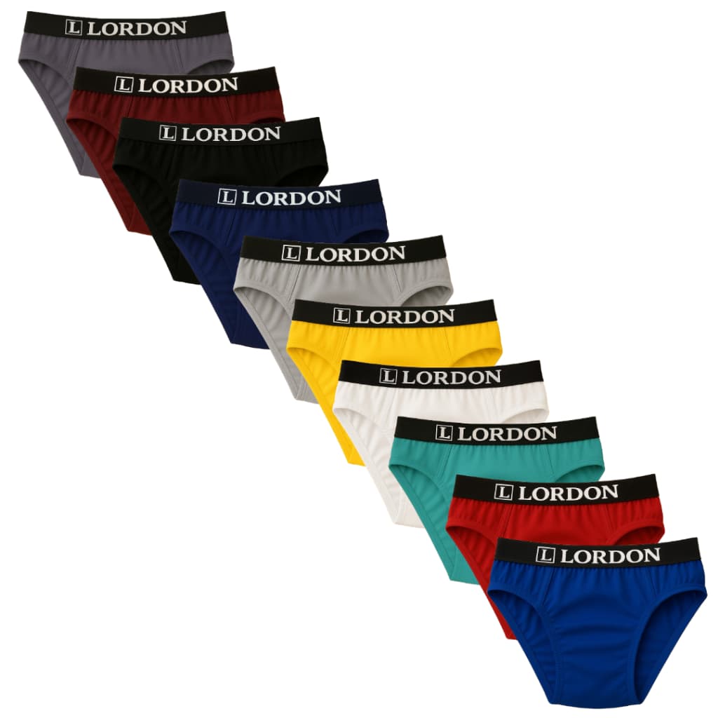 Kit 10 Cuecas Slip Tradicional Infantil Microfibra Menino