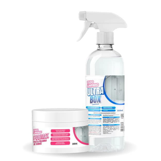 KIT ULTRA BOX + POLIMAX MANUTENÇÃO E POLIMENTO TUDO LIMPINHO