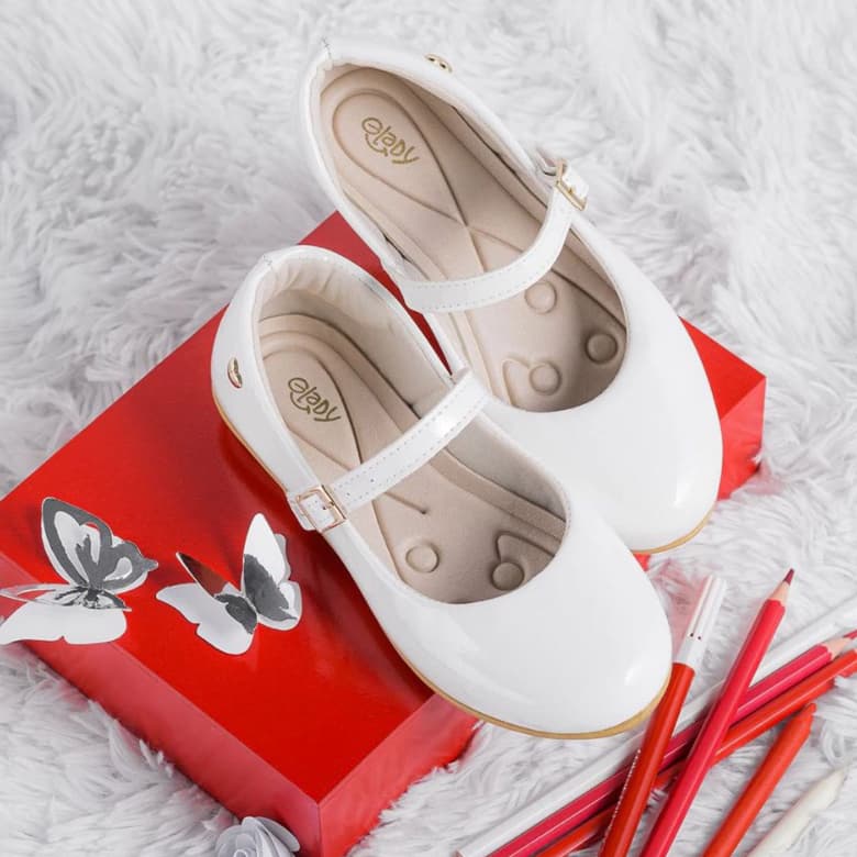 Sapatilha Menina Infantil  Blogueirinha Boneca Feminina Clássica Básica Casual Batizado