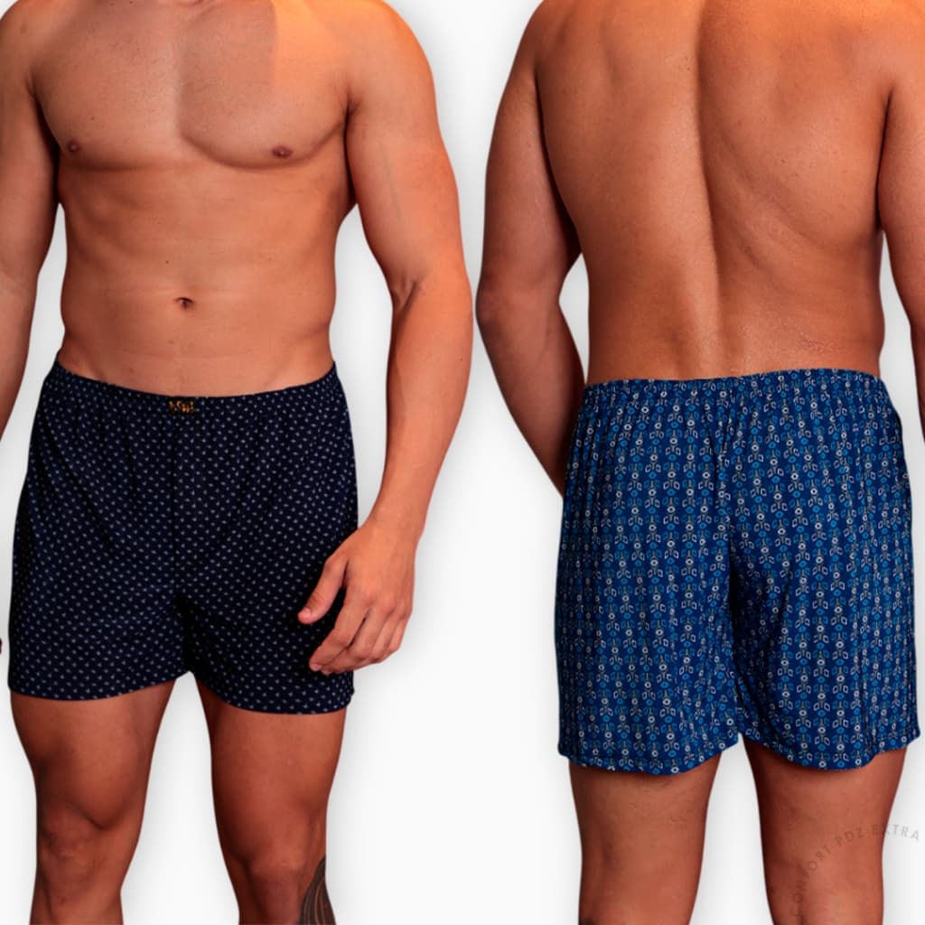 Kit 2 3 ou 5 Samba Canção Masculino Short de Dormir Confortável Liganete Pijama