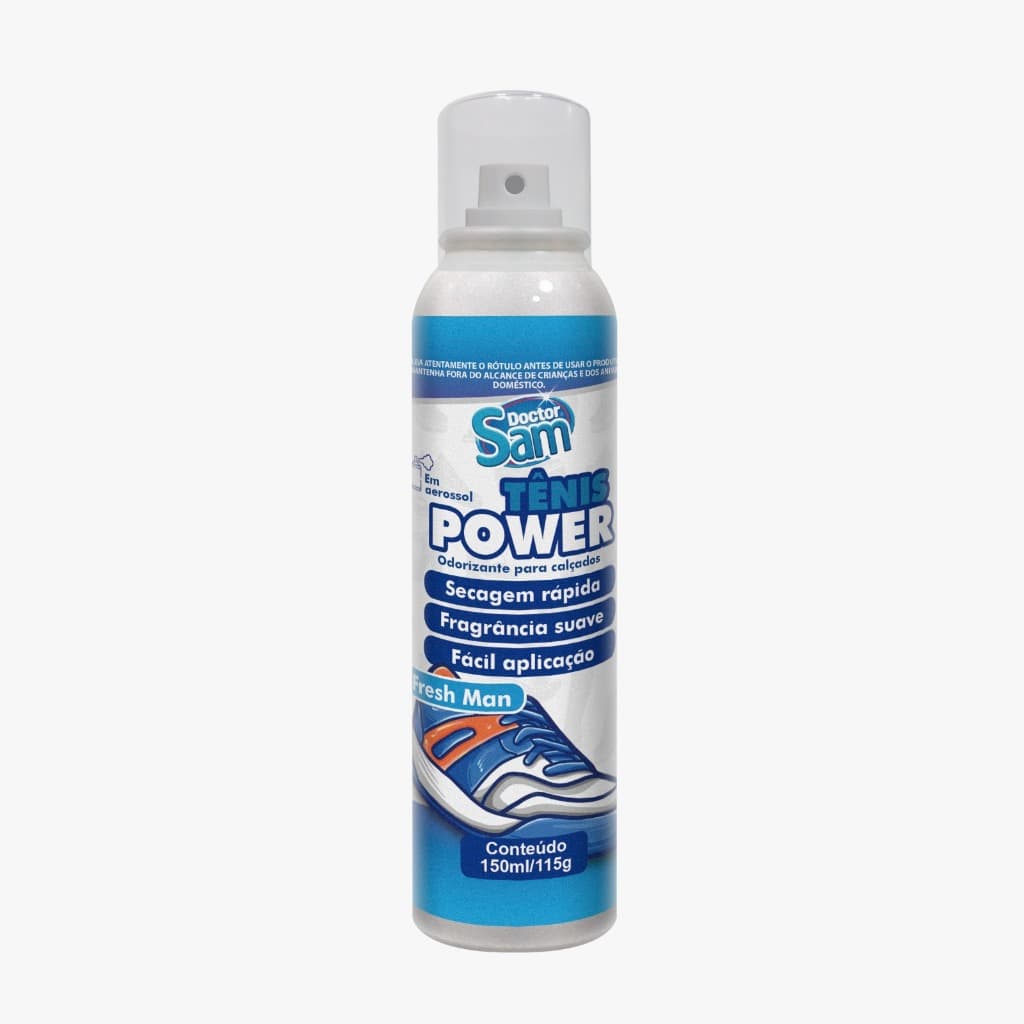 Odorizador de Calçados 150ml/115g - Tênis Power
