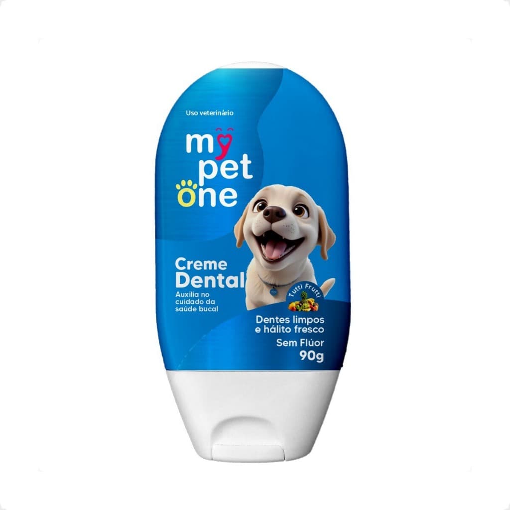 Creme Dental Tutti Frutti para Cães e Gatos Mypetone - 90g