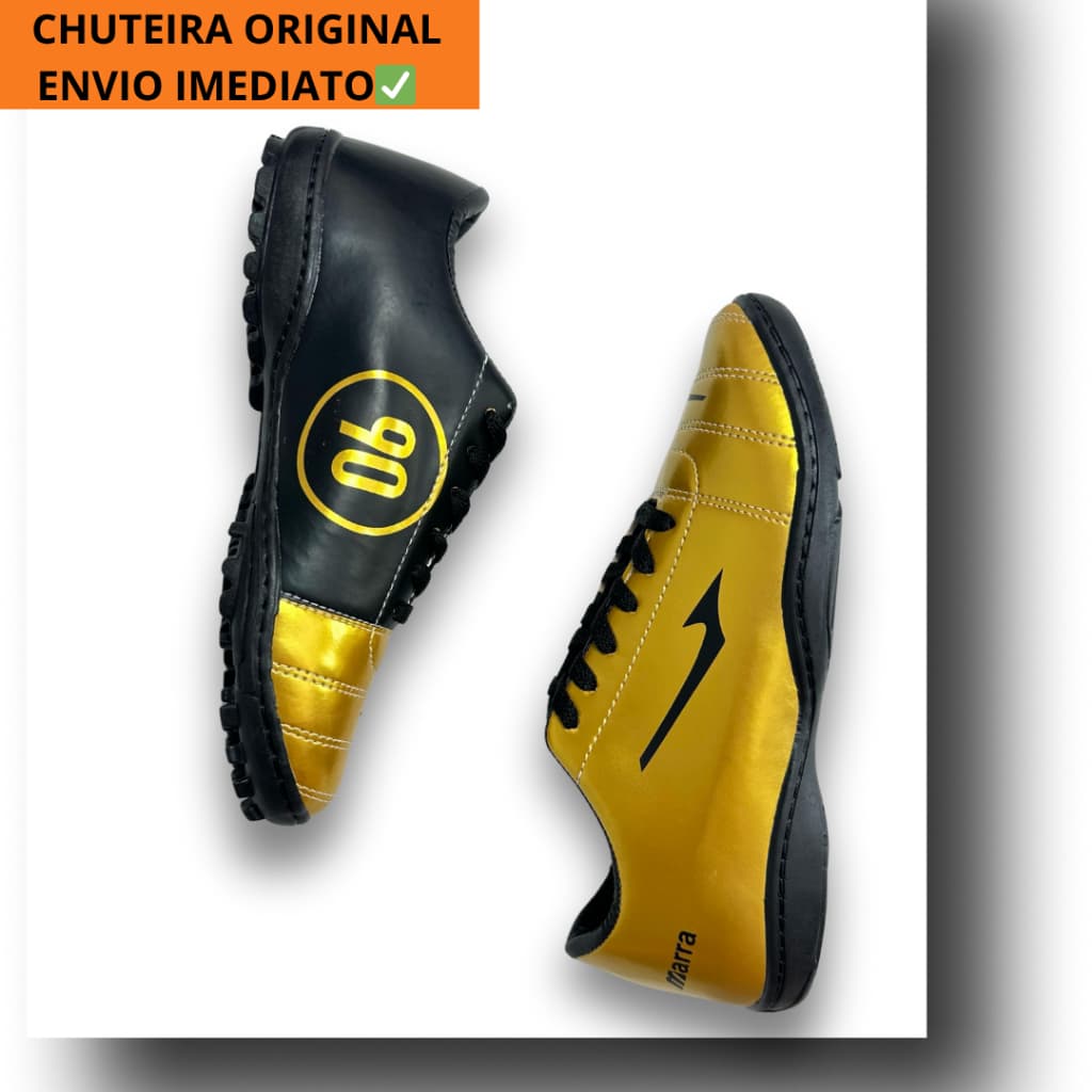 Chuteira Society MARRA 90 Total Original Confortável e Resistente Envio Imediato Promoção IMPERDÍVEL