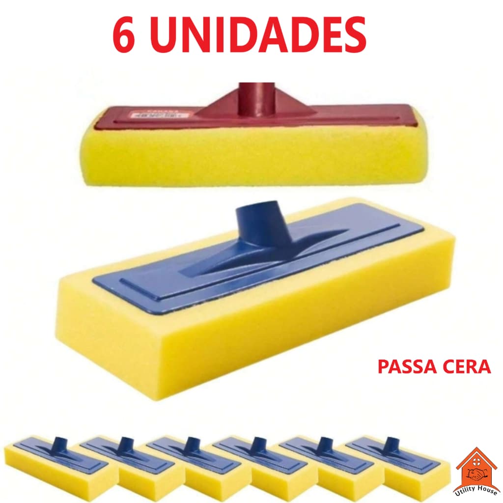6 Unidades de passa cera Ideal para sua limpeza