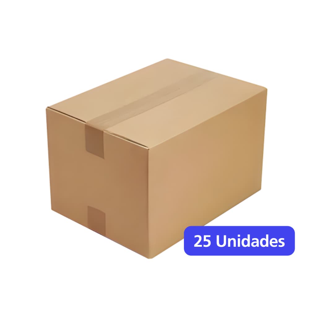 Caixa de Papelão 20x15x15 - 25 caixas - Embalagem para Envios Shopee Correios E-commerce e Mudanças