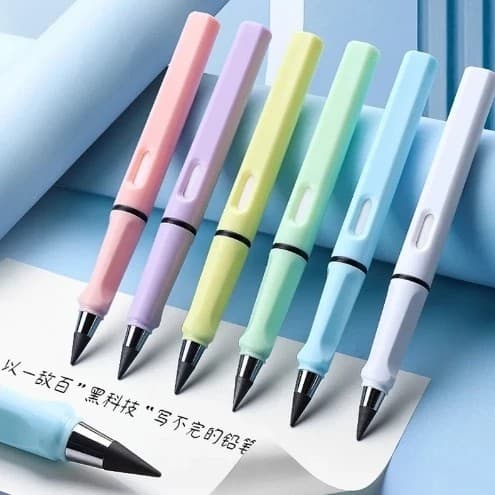 Kit 1/6 Lápis Infinito Nova tecnologia ilimitada escrita lápis Escrever/Desenha/Personaliza