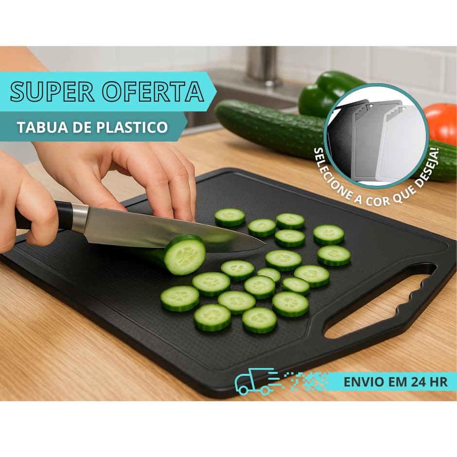OFERTA Tábua Para Corte De Carne De Plástico para Cozinha higiênica Multiuso Utensílio De Cozinha