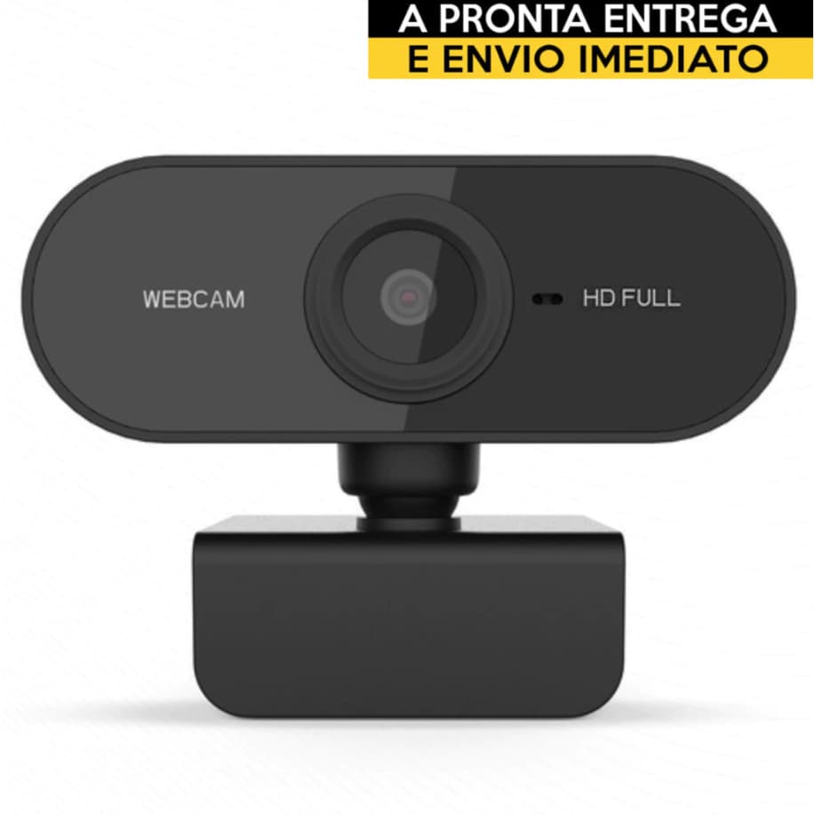 Webcam Câmera Full Hd Computador 1080p Usb Visão 360º Videoconferência Vídeos PC Notebook