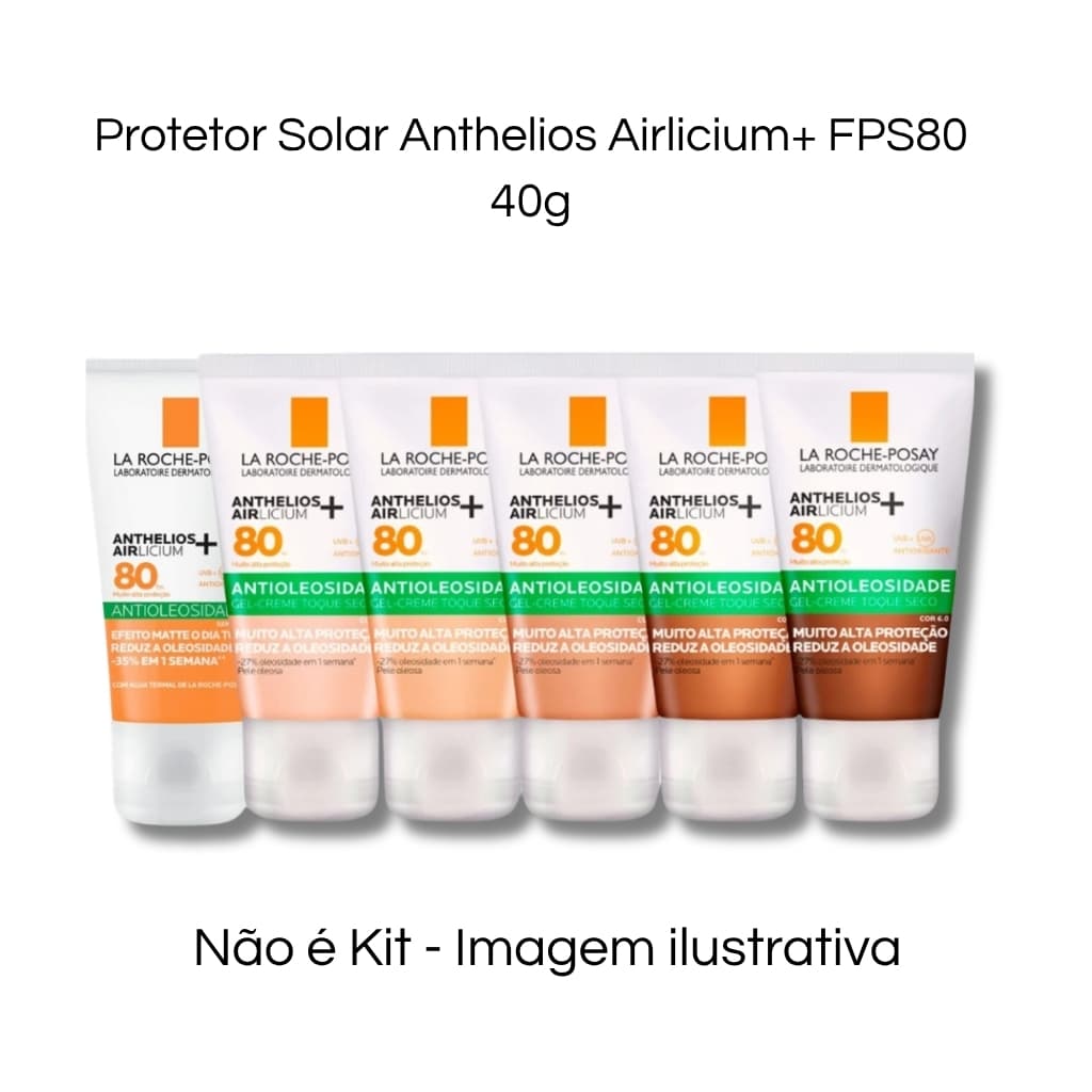 Protetor Solar Anthelios Airlicium+ FPS80 - 40g