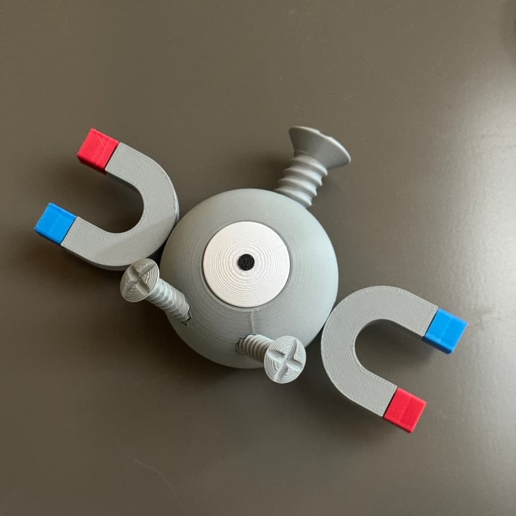 Ímã de Geladeira Magnemite Decoração Divertida Pokemon