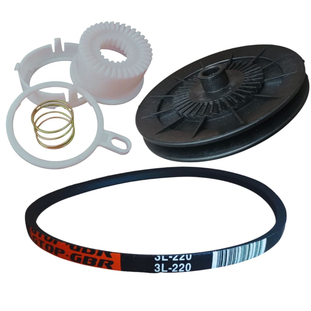 POLIA CORREIA KIT CAMES COMPATÍVEL COM LAVADORA BRASTEMP CONSUL BWG10A CWC22A