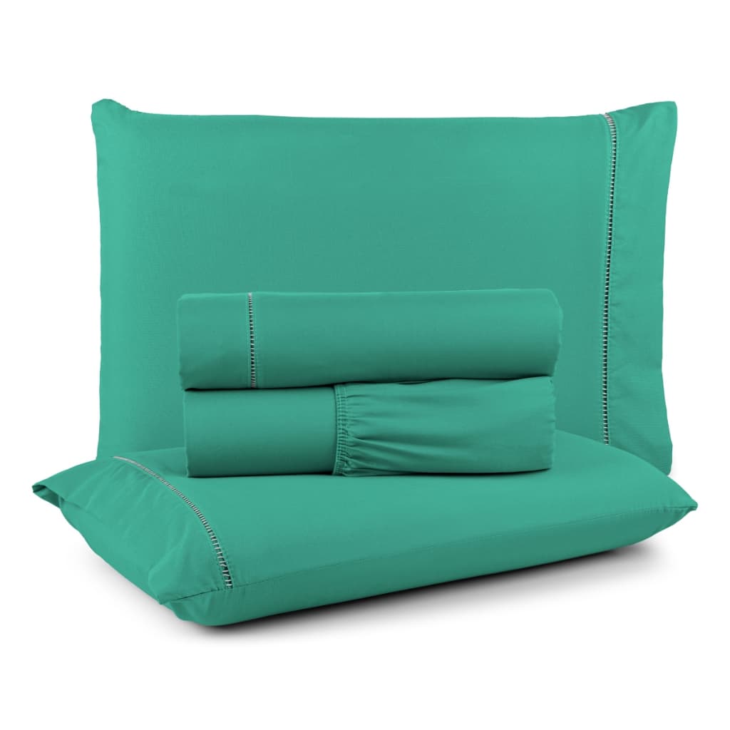 Kit Jogo Lençol Berço Solteiro Casal Queen King 400 Fios Micropercal Varios Tamanhos