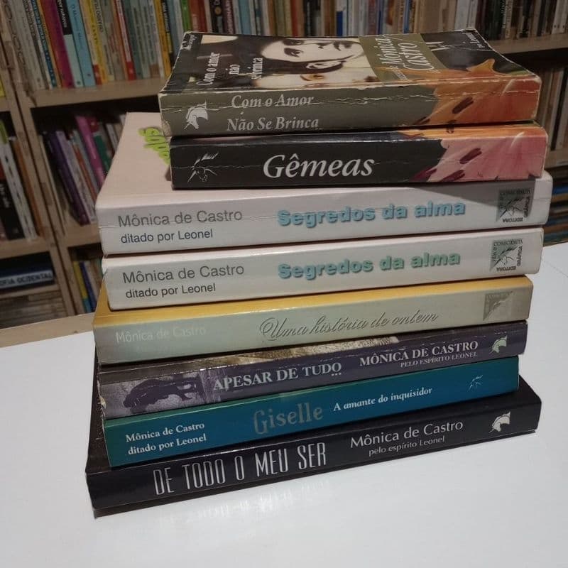 LIVROS MÔNICA DE CASTRO - Romance Espírita (venda avulsa)