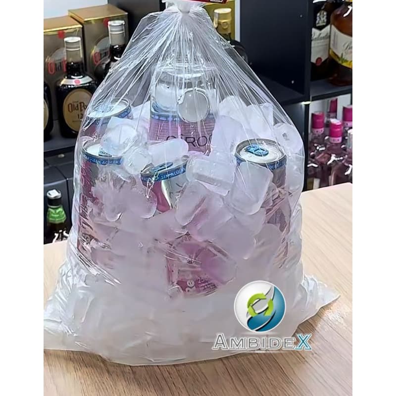 Saco Plástico Transparente Para Adega -kit Drink   Copão pacote com 100 unidades  C/nf