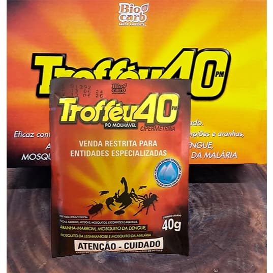 Trofféu 40PM – Solução Prática Contra Escorpiões (Sachê Único)