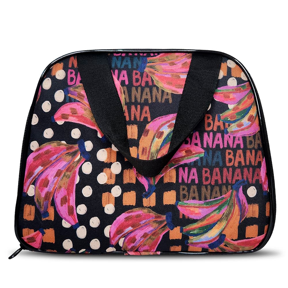 Bolsa Lancheira Porta Objetos Com Alça Hand Bag Média Portátil Estampada