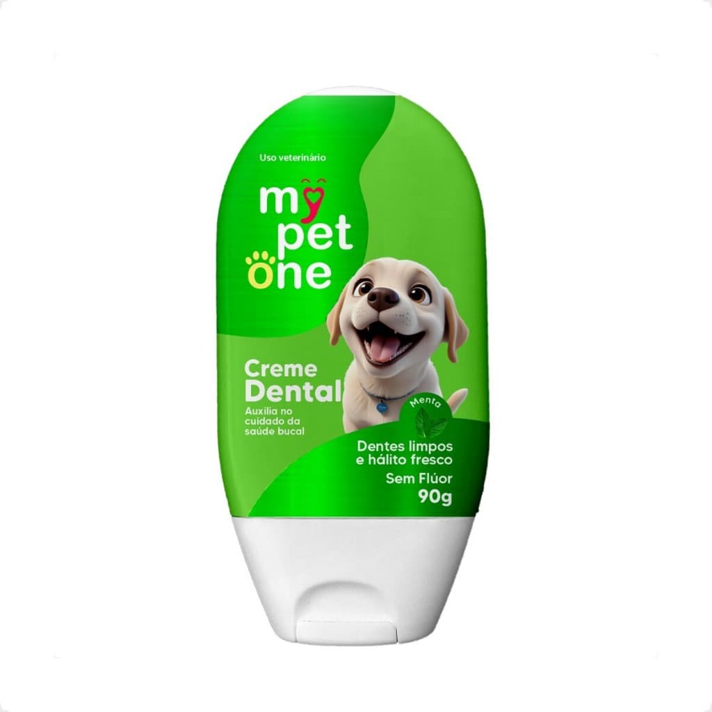 Creme Dental Menta para Cães e Gatos Mypetone - 90g