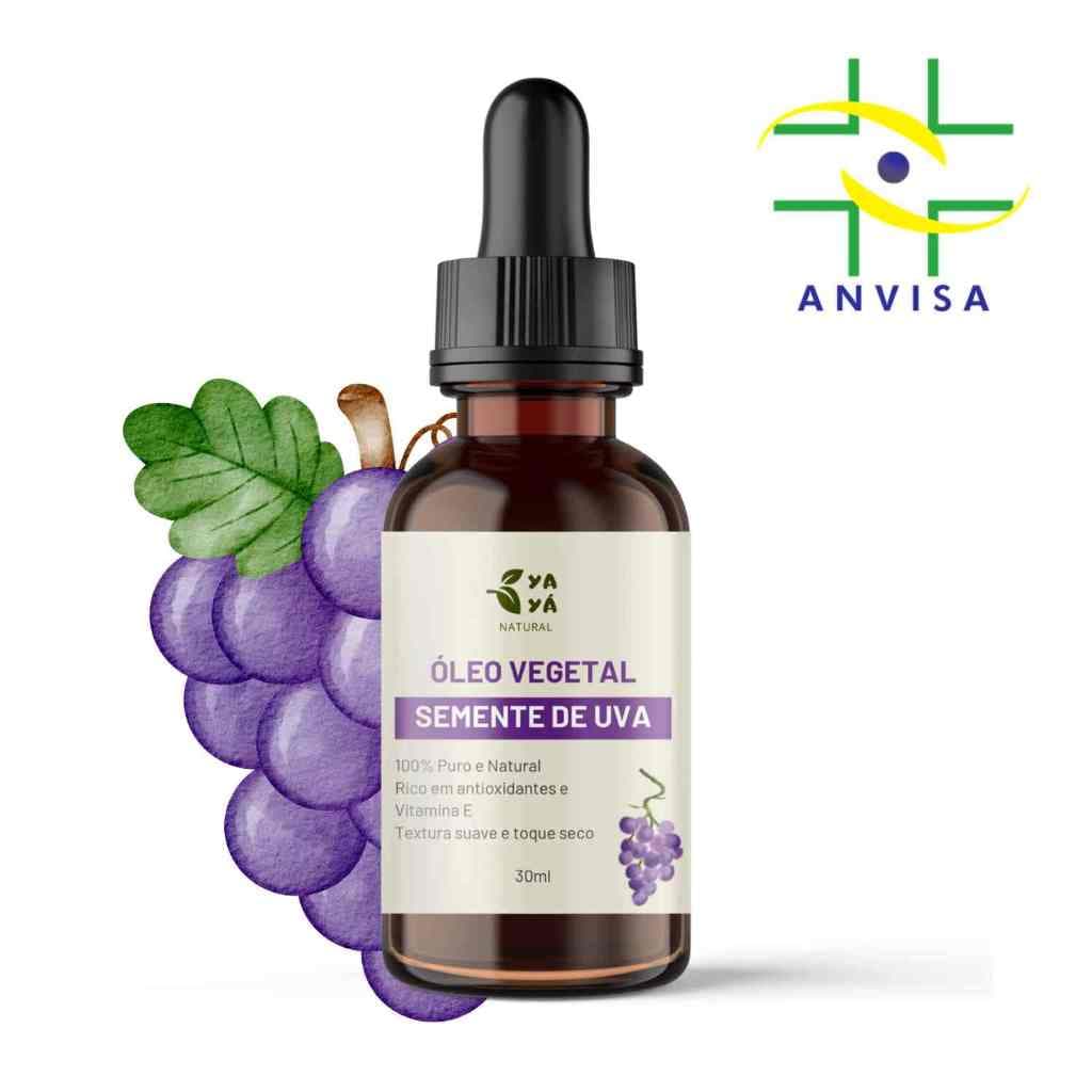 Óleo de Semente de Uva 100% Natural 30 ml Yayá Natural