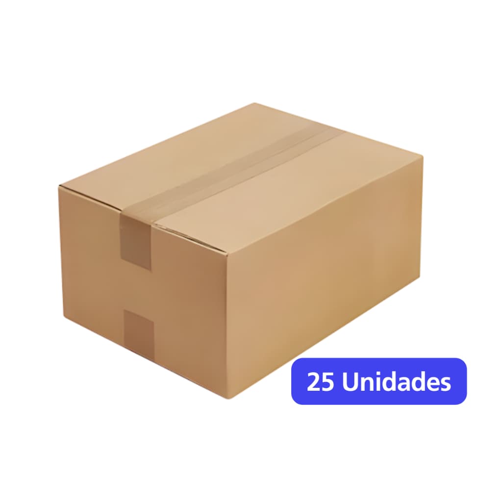 Caixa de Papelão 20x14x8 - 25 caixas - Embalagem para Envios Shopee Correios E-commerce e Mudanças