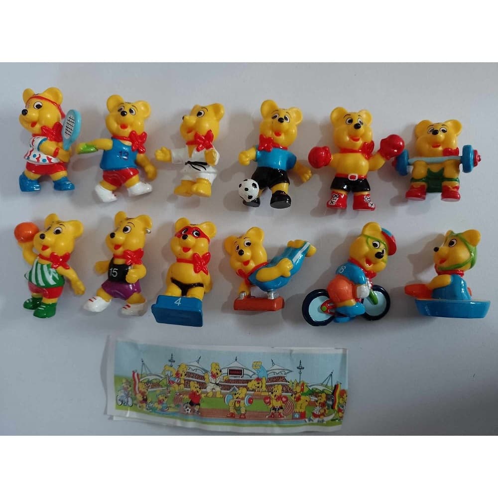 Kinder (Haribo) - Coleção completa - Sportbärchen