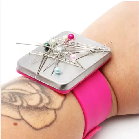 Pulseira Almofada Magnética de Alfinete Costura