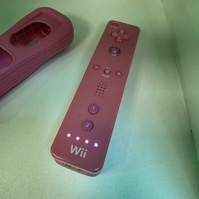 CONTROLE NINTENDO WII ROSA ORIGINAL