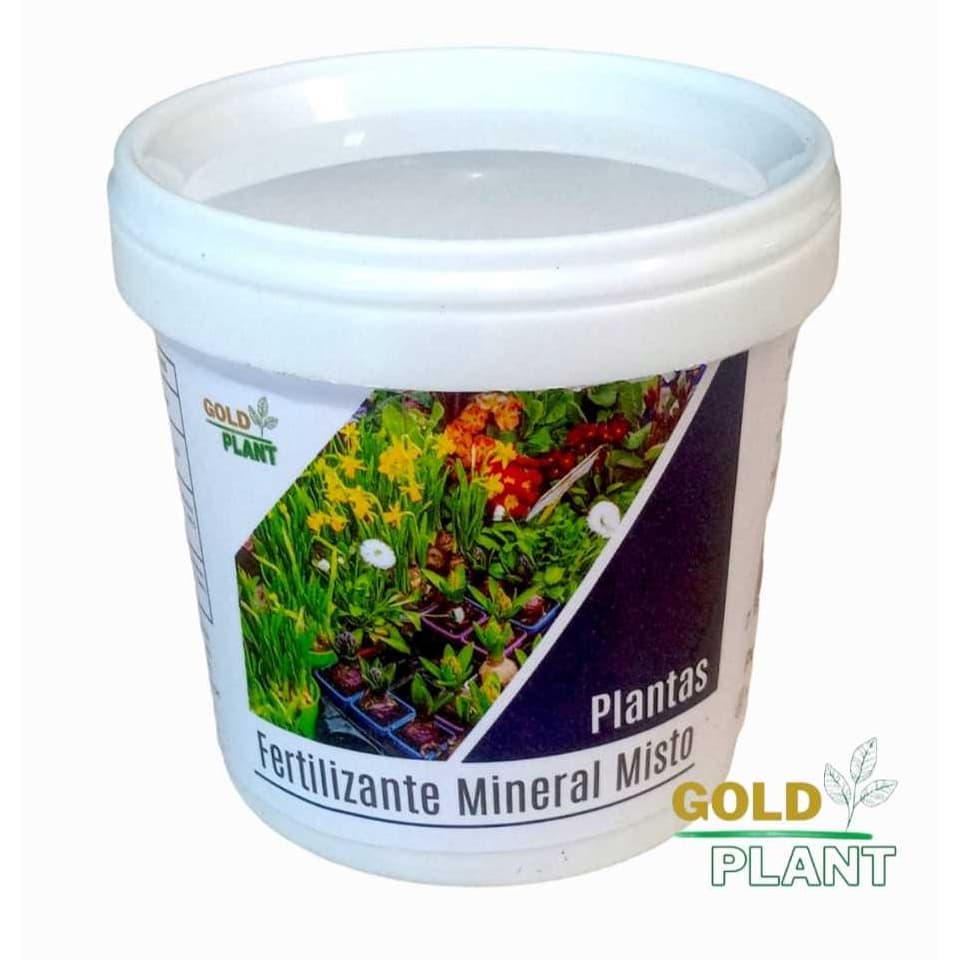 Adubo Fertilizante Plantas Enraizador e Floração Pote 150 300gramas ou 1 KG Gold Plant