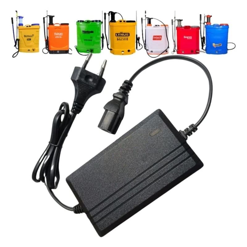 Carregador Bivolt Para Bateria Pulverizador Costal Multimarcas