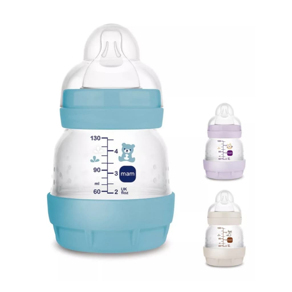 Mamadeira Mam Easy Start 130ml Com Bico No0 Azul ENVIO IMEDIATO NOTA FISCAL