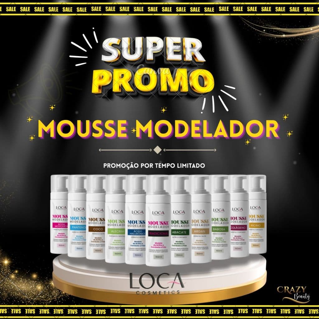 Mousse Modelador 150ml - Loca Cosmetics
