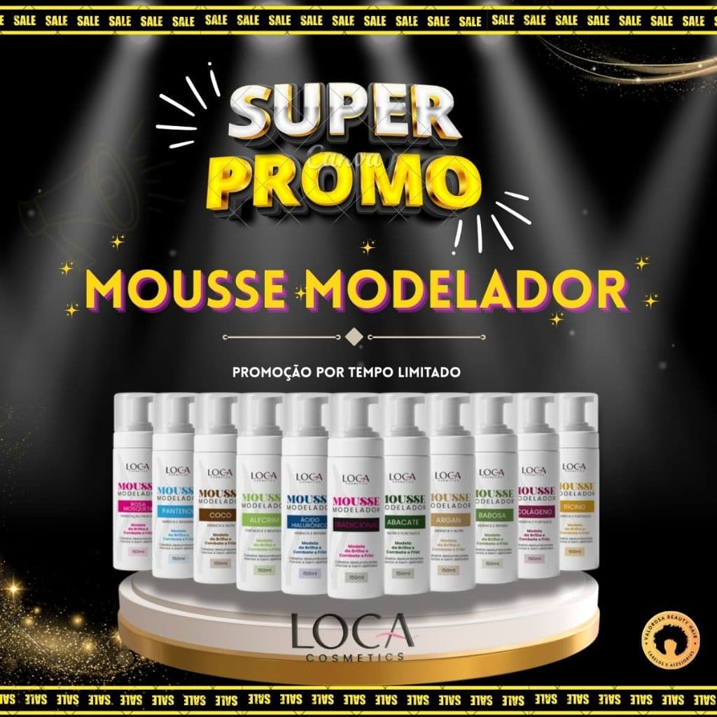 Mousse Modelador Profissional - Loca Cosmetics - 150ml