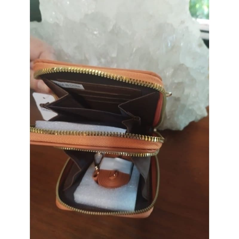 Bolsa Transversal Divisórias Porta Celular Carteira Feminina