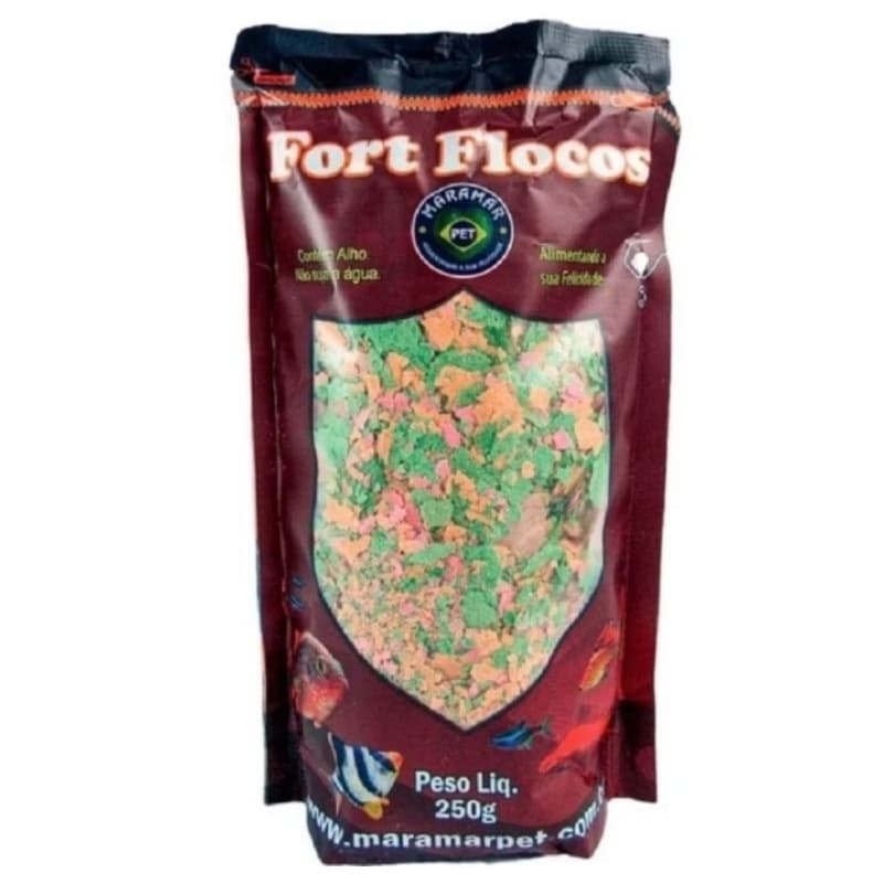 Ração Maramar Fort Flocos 250gr