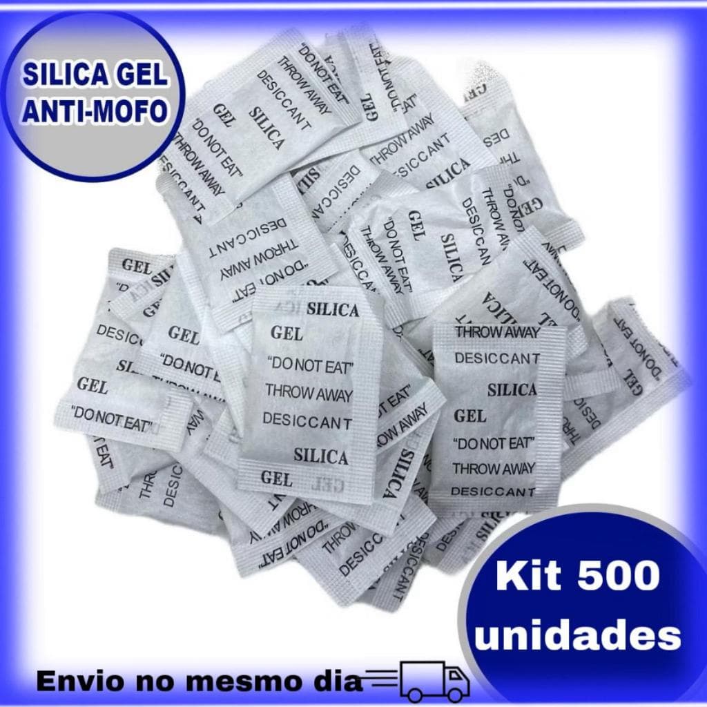 SILICA GEL saches1g anti-mofo envio no mesmo dia