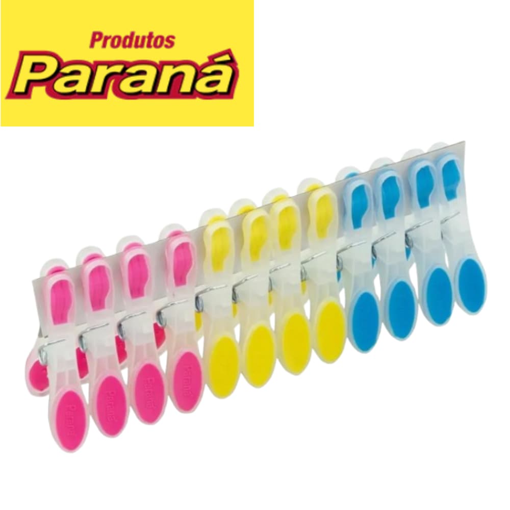 Prendedor de Roupas Emborrachados Paraná Pregador Varal Lavanderia