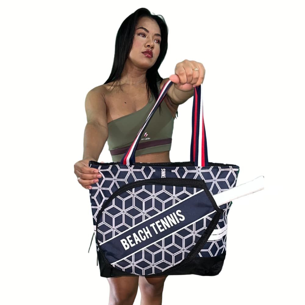 Bolsa Raqueteira Beach Tennis Praia Sacola Raquete Resistênte Padel ZATRIX