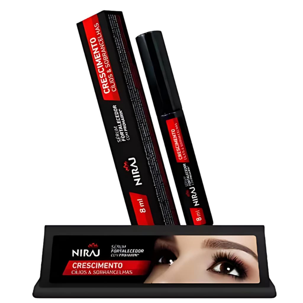 Sérum Fortalecedor Cilios E Sobrancelhas 8ml Niraj 01 unid Cor Incolor Prohairin  4.9  5,2