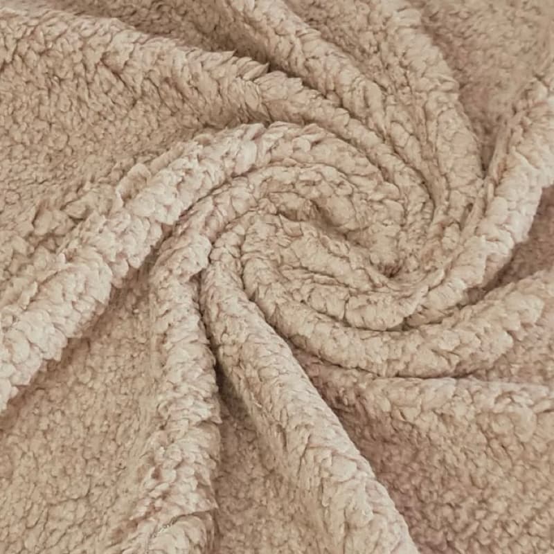 3 Metro Tecido Pele De Carneirinho - Carapinha - Lã De Ovelha - Sherpa - 3mt comp. x 1.60mt larg.