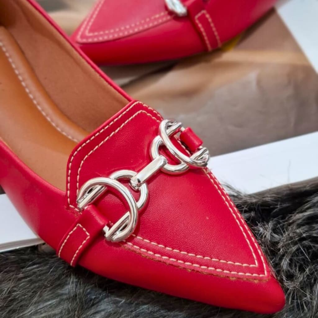 Sapatilha Feminina Bico Fino Elegante Macia e Confortável Casual Discreta Promoção Original