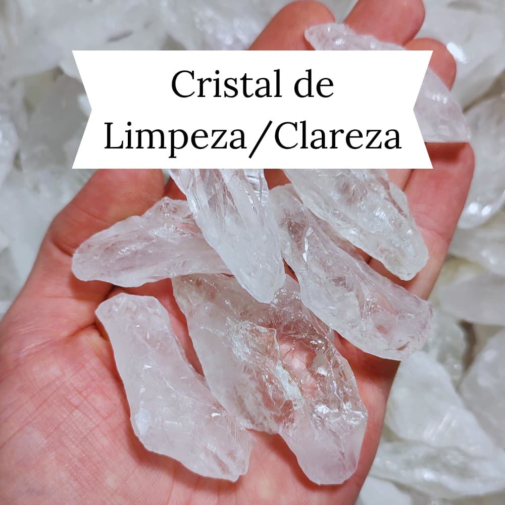 1kg de Cristal Natural Bruto | Tamanho Misto | Pedra de Clareza | Harmonizador, Artesanato, Terapia