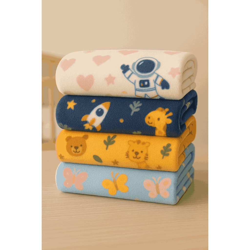 KIT 3 UND MANTA SOFT COBERTOR PREMIUM ANTIALERGICA MENINO MENINA BEBE