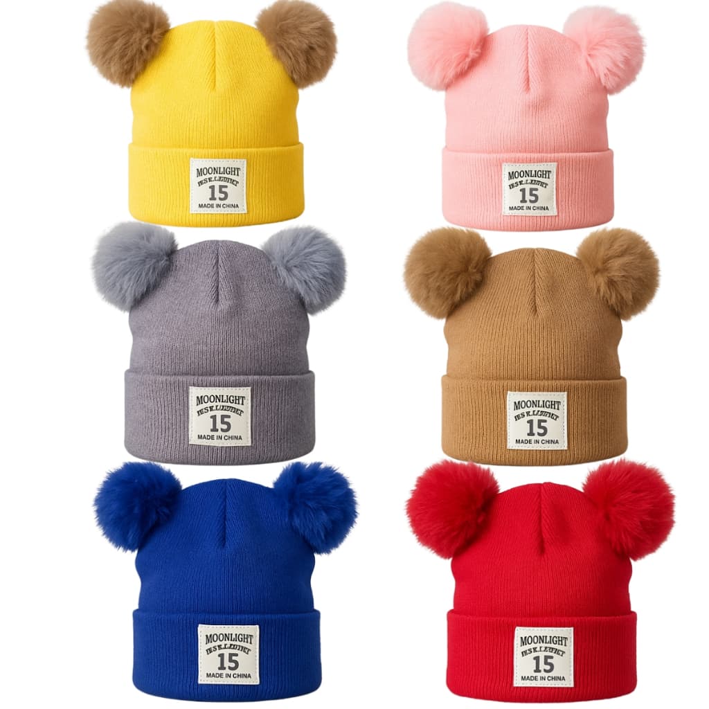 Touca De Frio Gorro Bebê Infantil Menino Menina Unissex