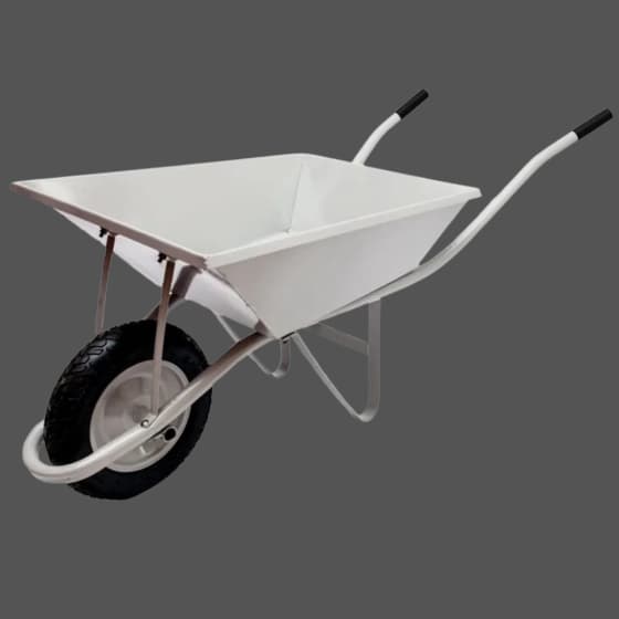 Carrinho De Mão Quadrado Reforçado Chapa 22 Carro Carriola Trole Durabilidade Resistência