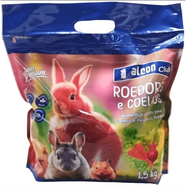 Alcon Club Para Roedores e Coelhos 1,5kg Alimento Completo Super Premium