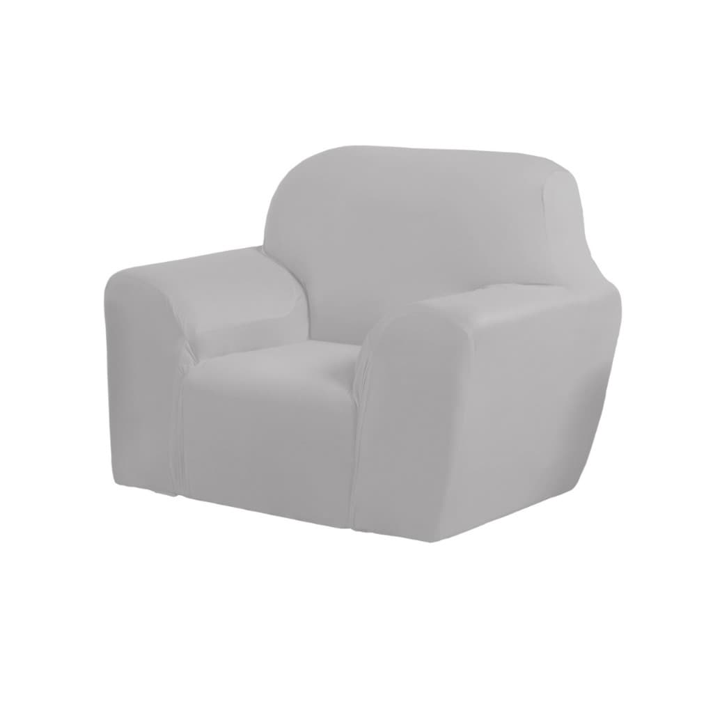 Capa Coladinha Poltrona Lisa 1 lugar Sala Malha Gel Ajustável