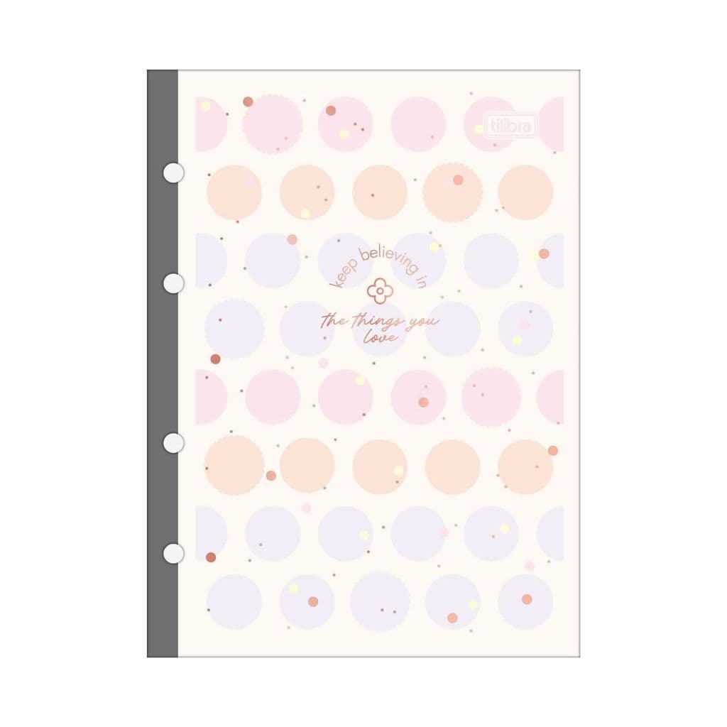 Refil Fichário Tamanho Colegial Soho 80 Folhas - Tilibra | Capricho Happy Magic Caderno Argolado