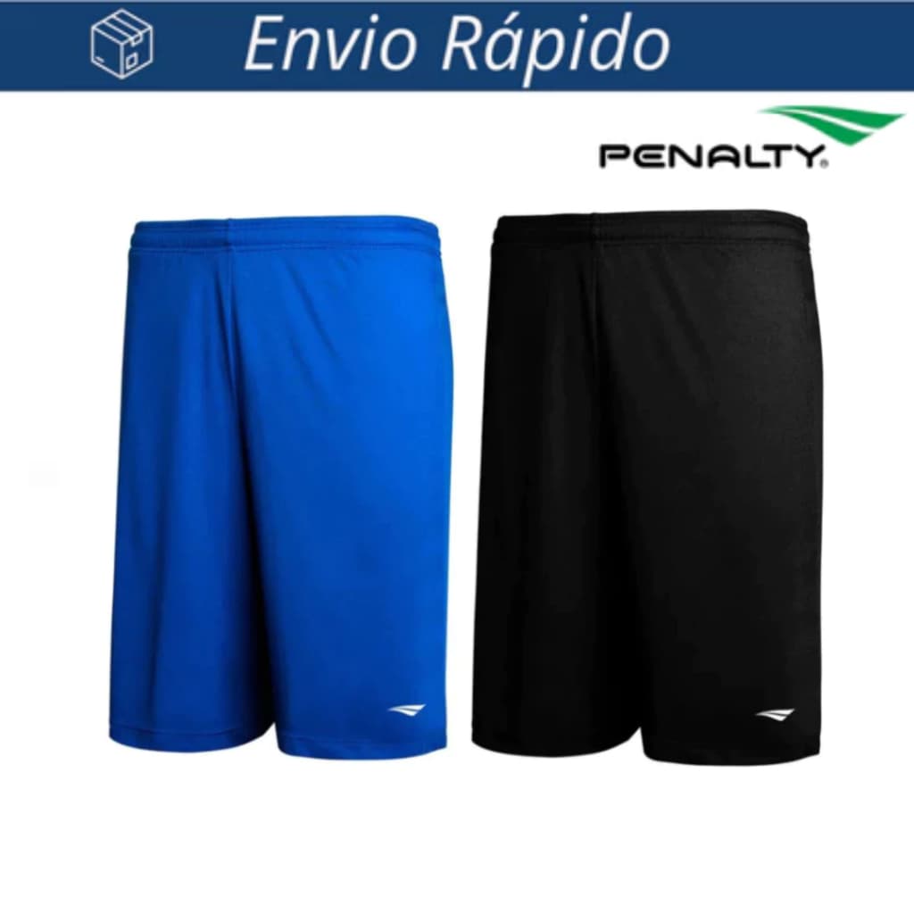 Calção De Futebol Penalty Infantil Juvenil Para Menino Calção Azul Preto Original